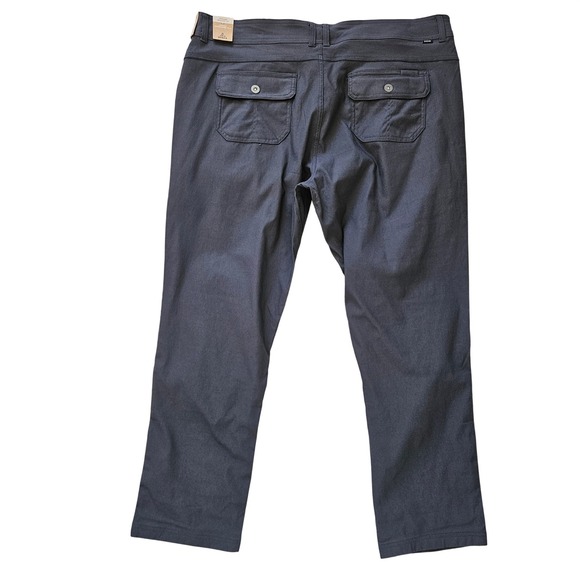 prAna Halle Straight Pant Plus II Coal Gray 18W/RG 1971032 Hiking Outdoor New - Picture 7 of 7